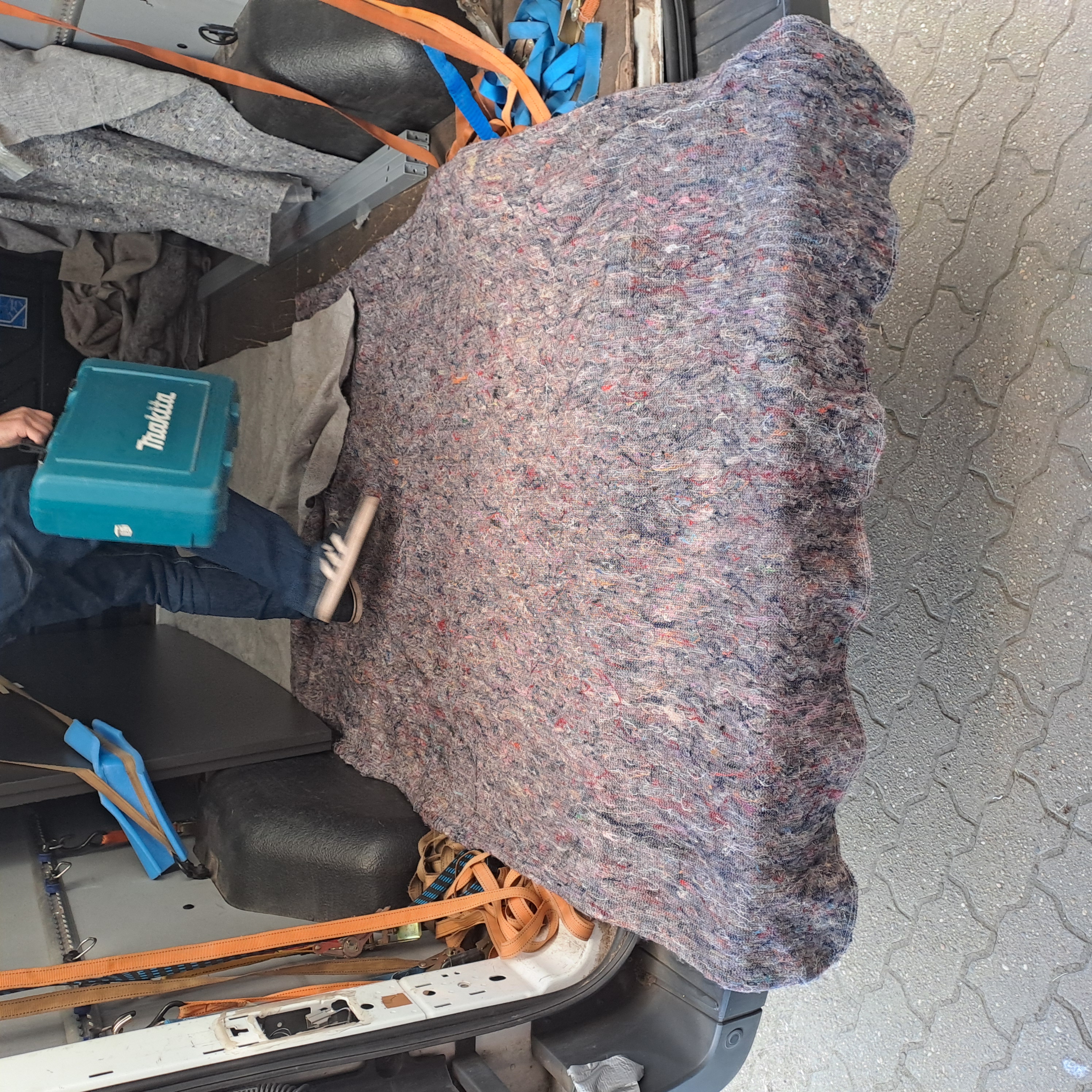 Gepolsterter Möbeltransport